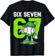 Boys St Patricks Day 67 Six Seven Baseball Ice Cream Drip T-Shirt - T-Shirt | Black