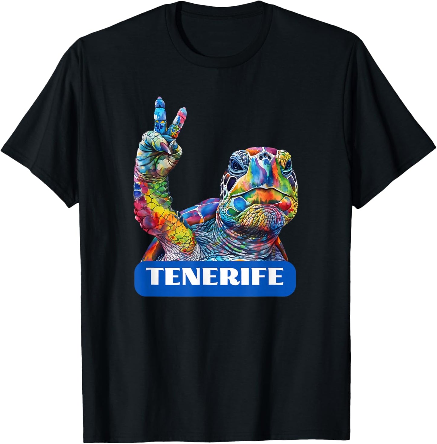 Spain Canary Islands Tenerife T-Shirt - T-Shirt | Black
