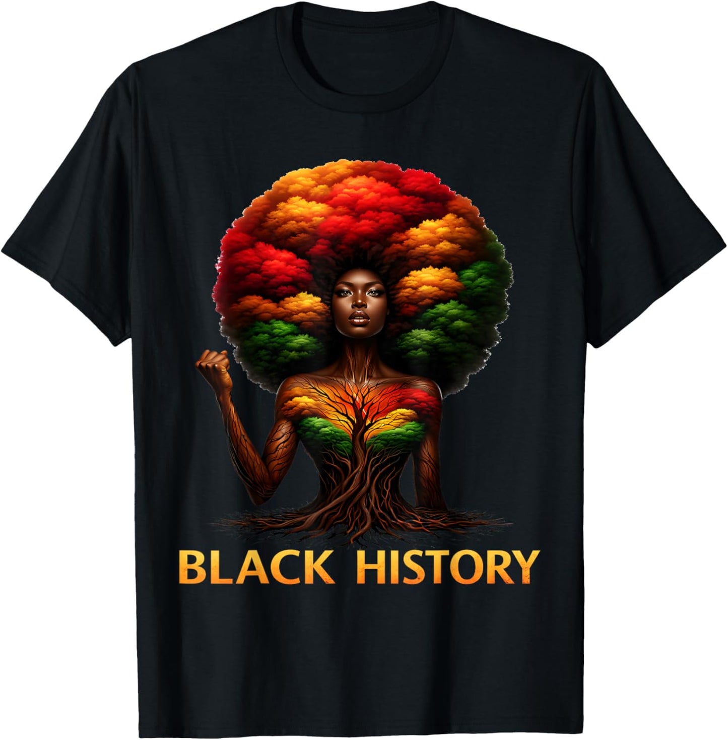 Honoring Past Inspiring Future Men Women Black History Month T-Shirt - T-Shirt | Black