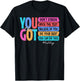 You Got This Don't Stress Rock The Test Boy Girl Teacher T-Shirt - T-Shirt | Black