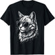 Cat with Sunglasses T-Shirt - T-Shirt | Black