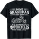 Some Grandpas Take Naps Real Grandpas Ride Motorcycles T-Shirt - T-Shirt | Black