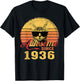 90th Birthday Gift Awesome Since 1936 90 Years Old T-Shirt - T-Shirt | Black