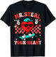 Mr Steal Your Heart for Boys Toddlers Valentine's Day Kids T-Shirt - T-Shirt | Black