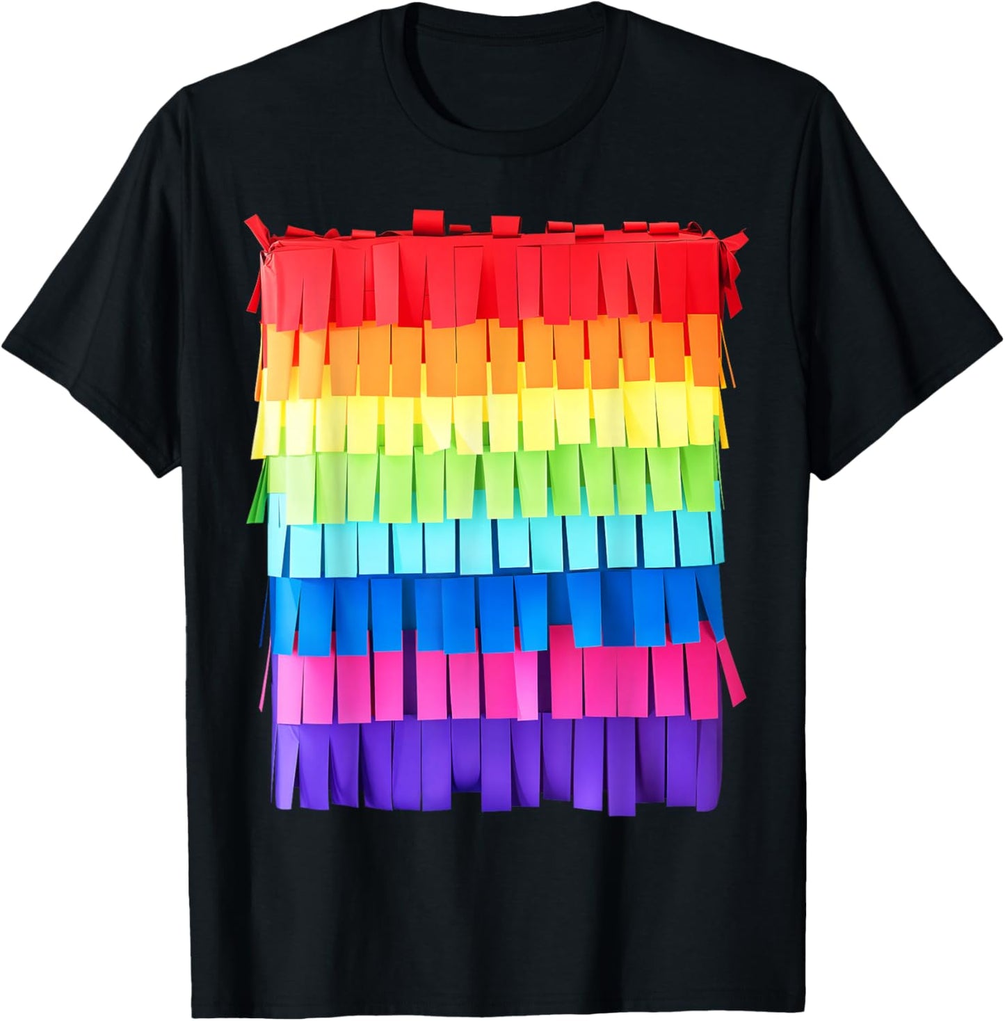 Pinata Shirt Adult Men Women Kids Printed Pinata Costume T-Shirt - T-Shirt | Black