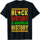 Black History is American History Patriotic African America T-Shirt - T-Shirt | Black