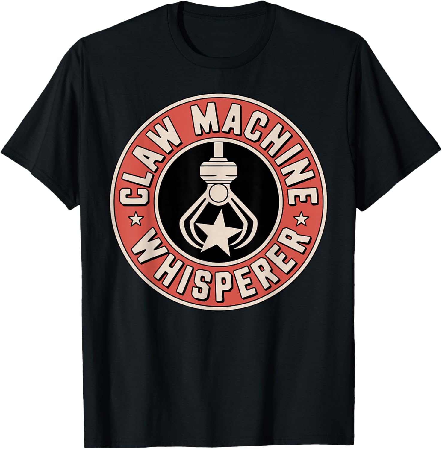 Funny Arcade Claw Machine T-Shirt - T-Shirt | Black