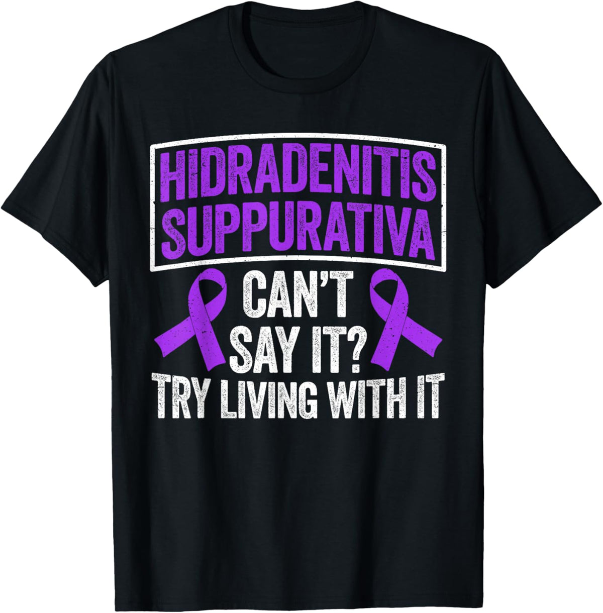 Hidradenitis suppurativa Warrior T-Shirt - T-Shirt | Black