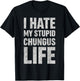 I Hate My Stupid Chungus Life Funny Saying Meme T-Shirt - T-Shirt | Black