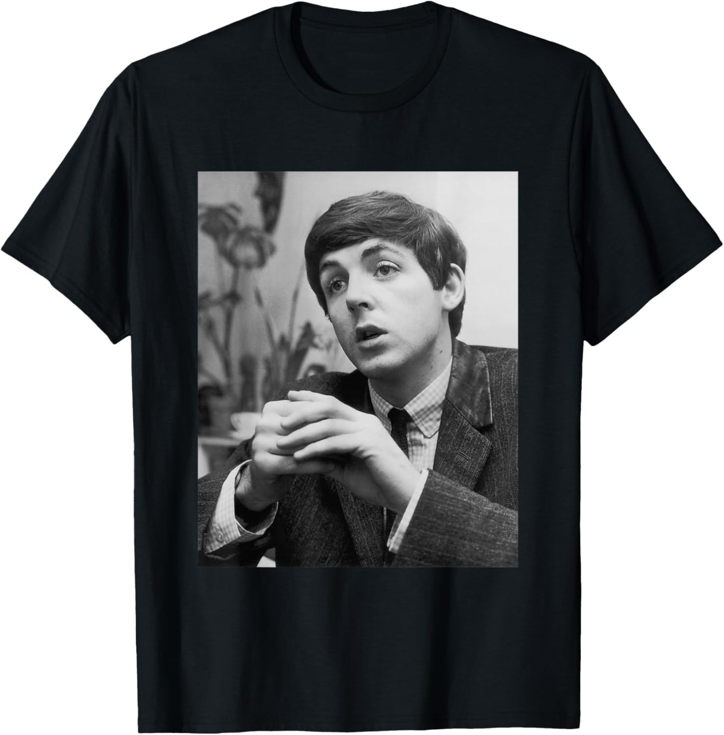 Paul McCartney The Beatles Interview Beatlemania 1963 T-Shirt - T-Shirt | Black