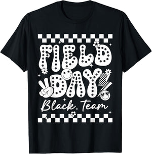 Field Day Black Team Color Game Competition Men Women Kid T-Shirt - T-Shirt | Black