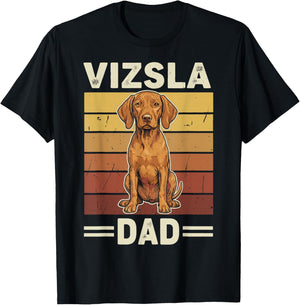 Vizsla Dad T-Shirt - T-Shirt | Black