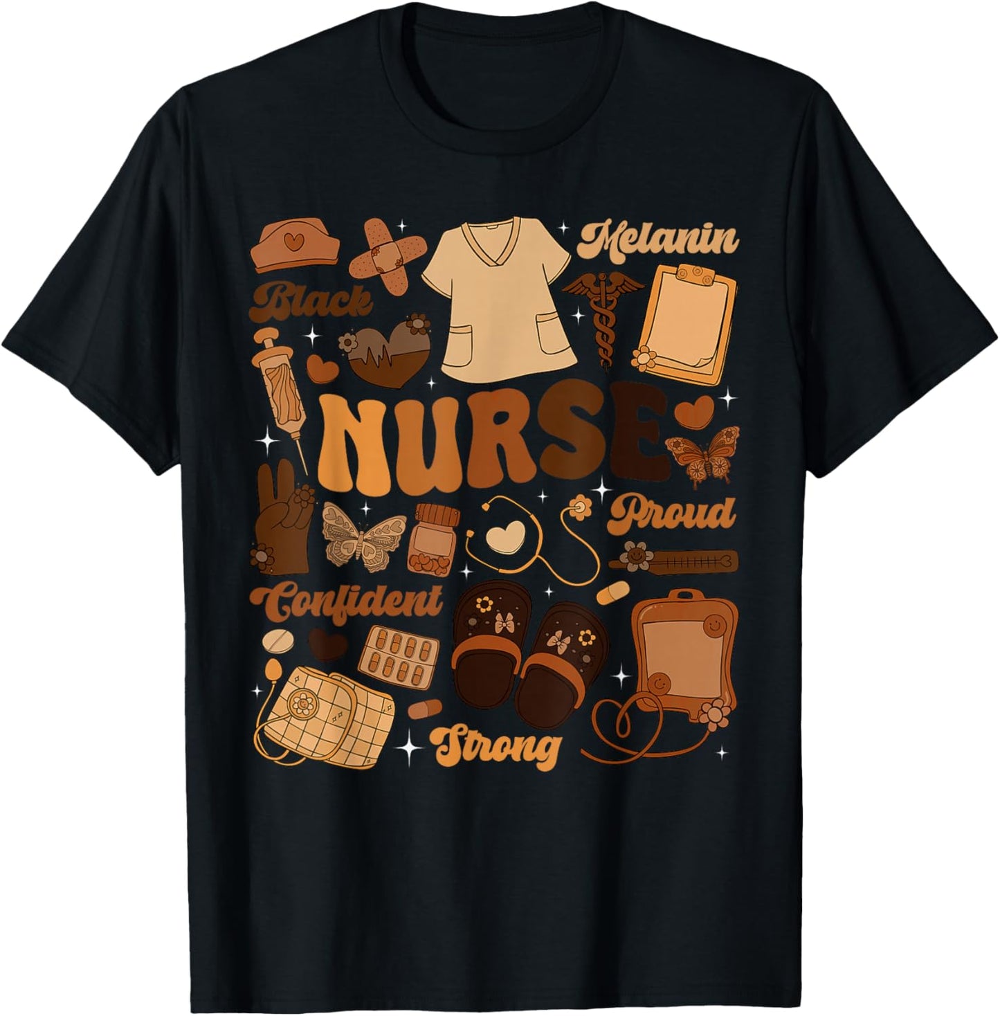 Nurses Black History Month African Americans Women Girls BHM T-Shirt - T-Shirt | Black
