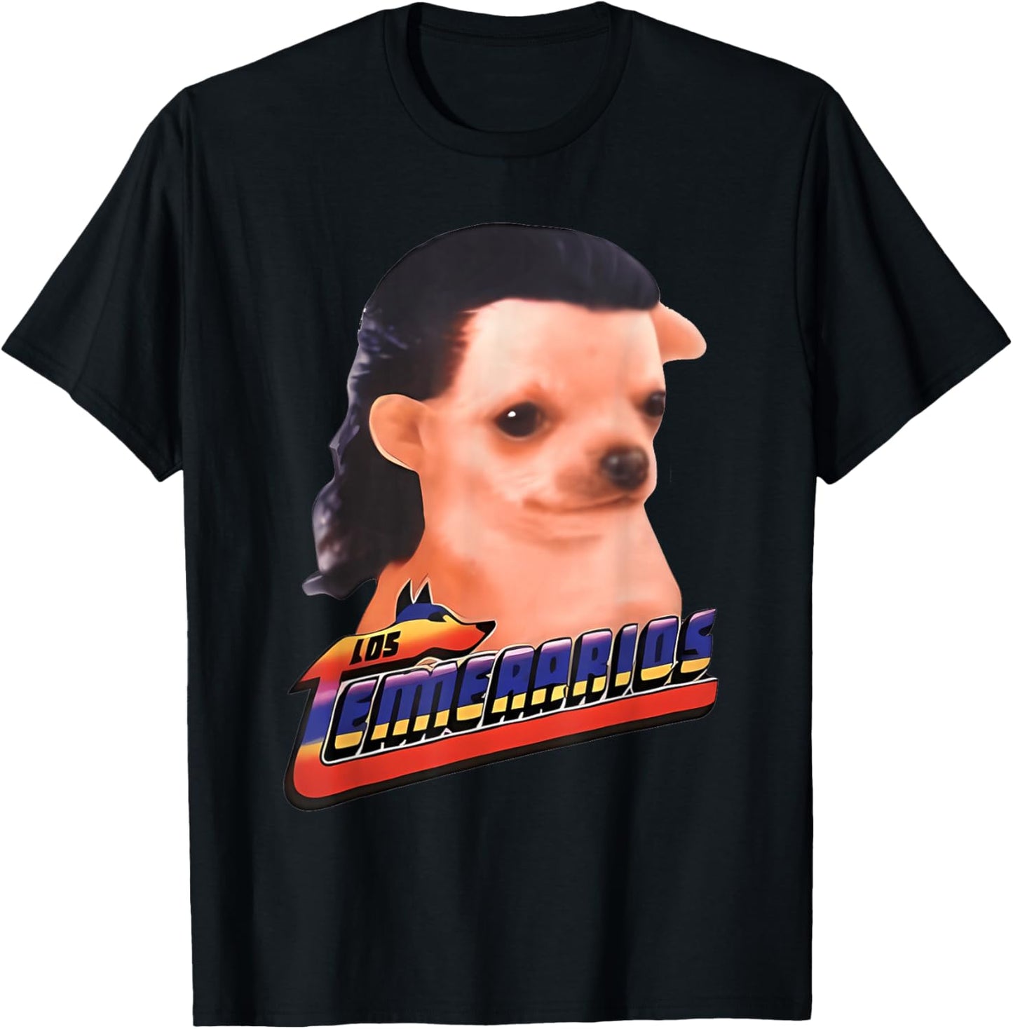 Los Temerarios Dog Meme T-Shirt - T-Shirt | Black
