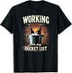 Sarcastic Beer Drinking Working On My Bucket List T-Shirt - T-Shirt | Black