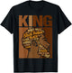 Black History Month King African Melanin Father Men Boy T-Shirt - T-Shirt | Black