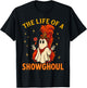 The Life of a Showghoul Funny Halloween Ghost Girl T-Shirt - T-Shirt | Black