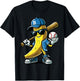 Banana Cap Cool Men Women Kids Youth Boys Women T-Shirt - T-Shirt | Black