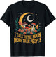 Talk to The Moon Witchcraft Moon Goth Occult T-Shirt - T-Shirt | Black