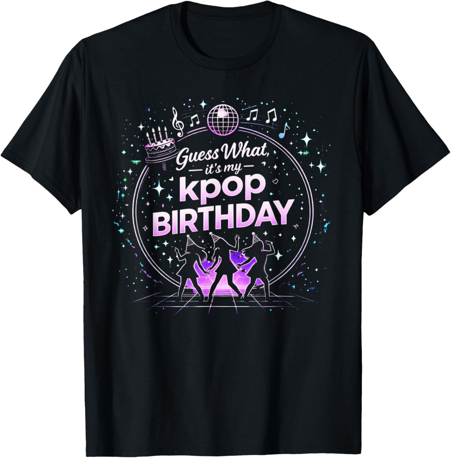K Pop Birthday Decorations It' My Birthday Boy Kpop Birthday T-Shirt - T-Shirt | Black