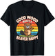 Good Wood Makes A Beaver Happy Funny Beaver T-Shirt - T-Shirt | Black