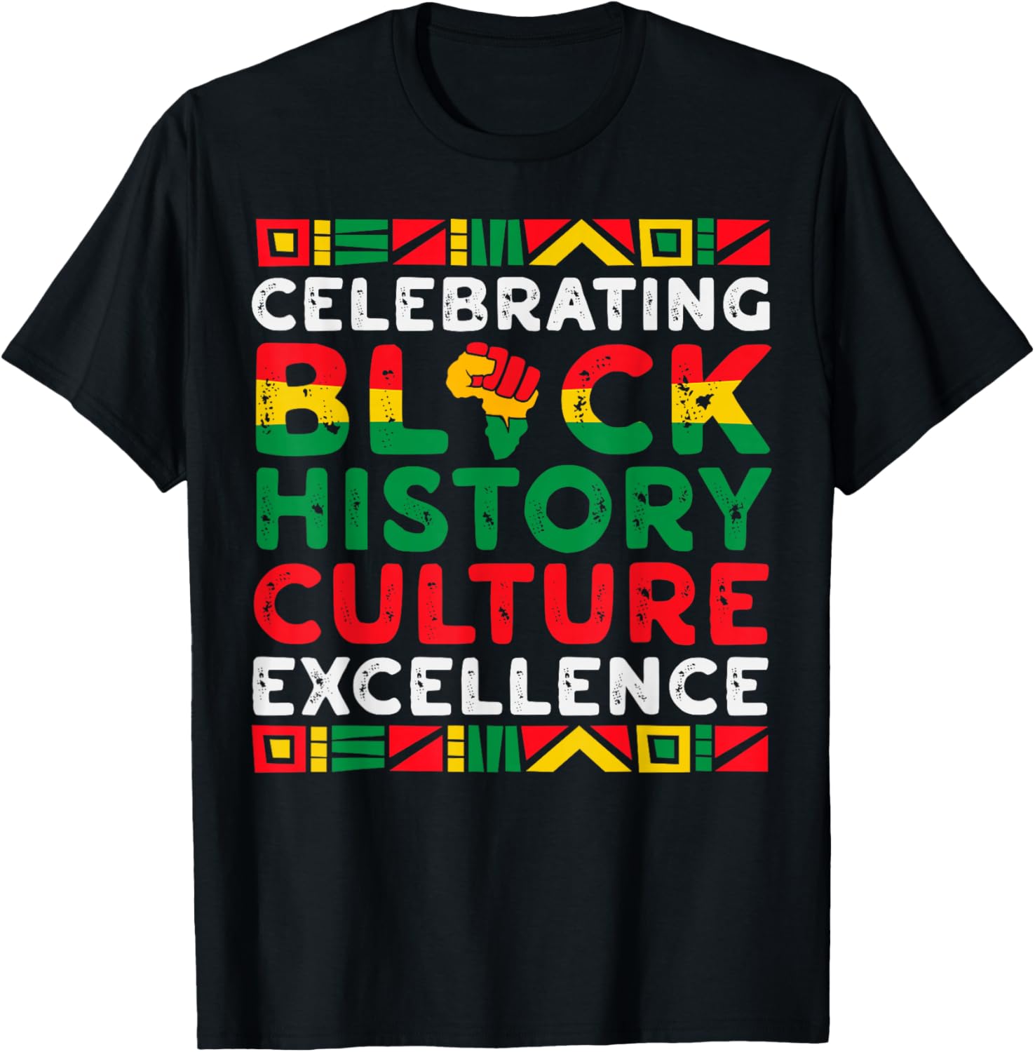 Celebrating Black History Month African American History T-Shirt - T-Shirt | Black