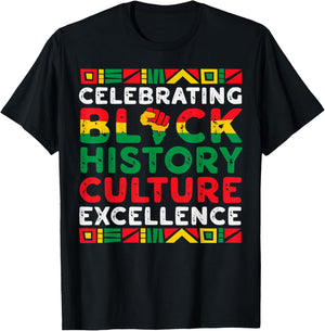 Celebrating Black History Month African American History T-Shirt - T-Shirt | Black