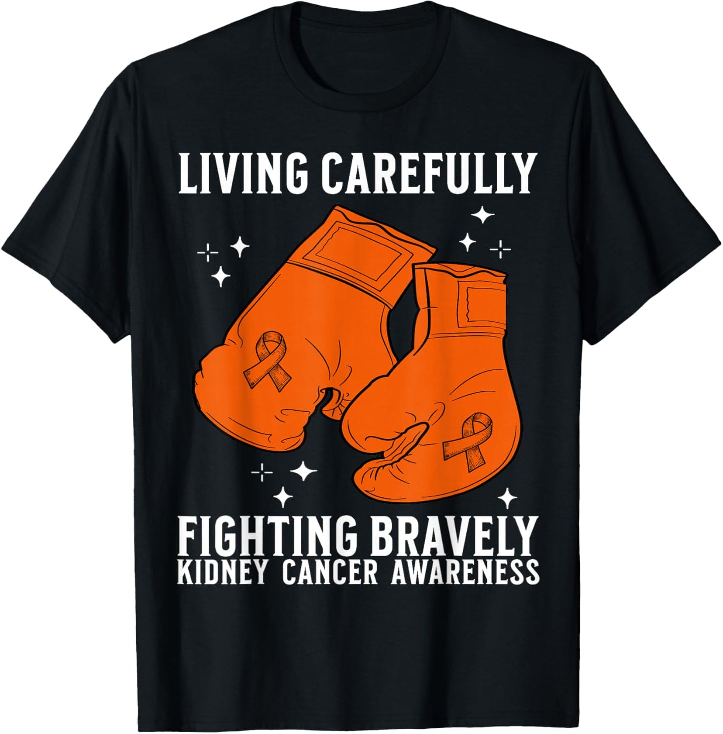 Kidney Cancer Awareness Products Gifts Kidney Cancer Fighter T-Shirt - T-Shirt | Black