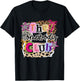 The Homebody Club Collage Leopard Home Lover Girly T-Shirt - T-Shirt | Black