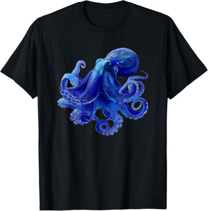 Nice Octopus Costume for Blue Fish and Ocean Lovers T-Shirt - T-Shirt | Black