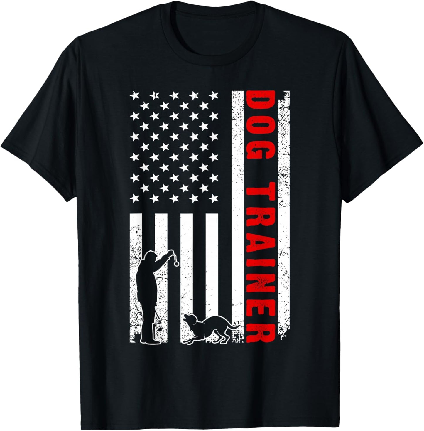 Dog Trainer Art Women Dog Agility Dog Training Lover T-Shirt - T-Shirt | Black