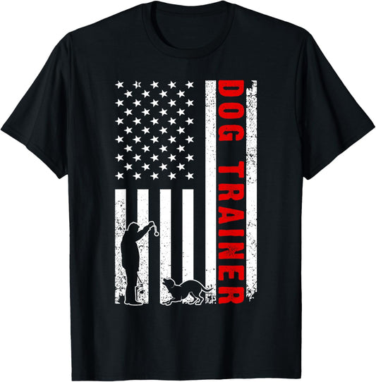 Dog Trainer Art Women Dog Agility Dog Training Lover T-Shirt - T-Shirt | Black