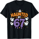 Haunted by Halloween 67 Funny Ghosts and Pumpkin T-Shirt - T-Shirt | Black