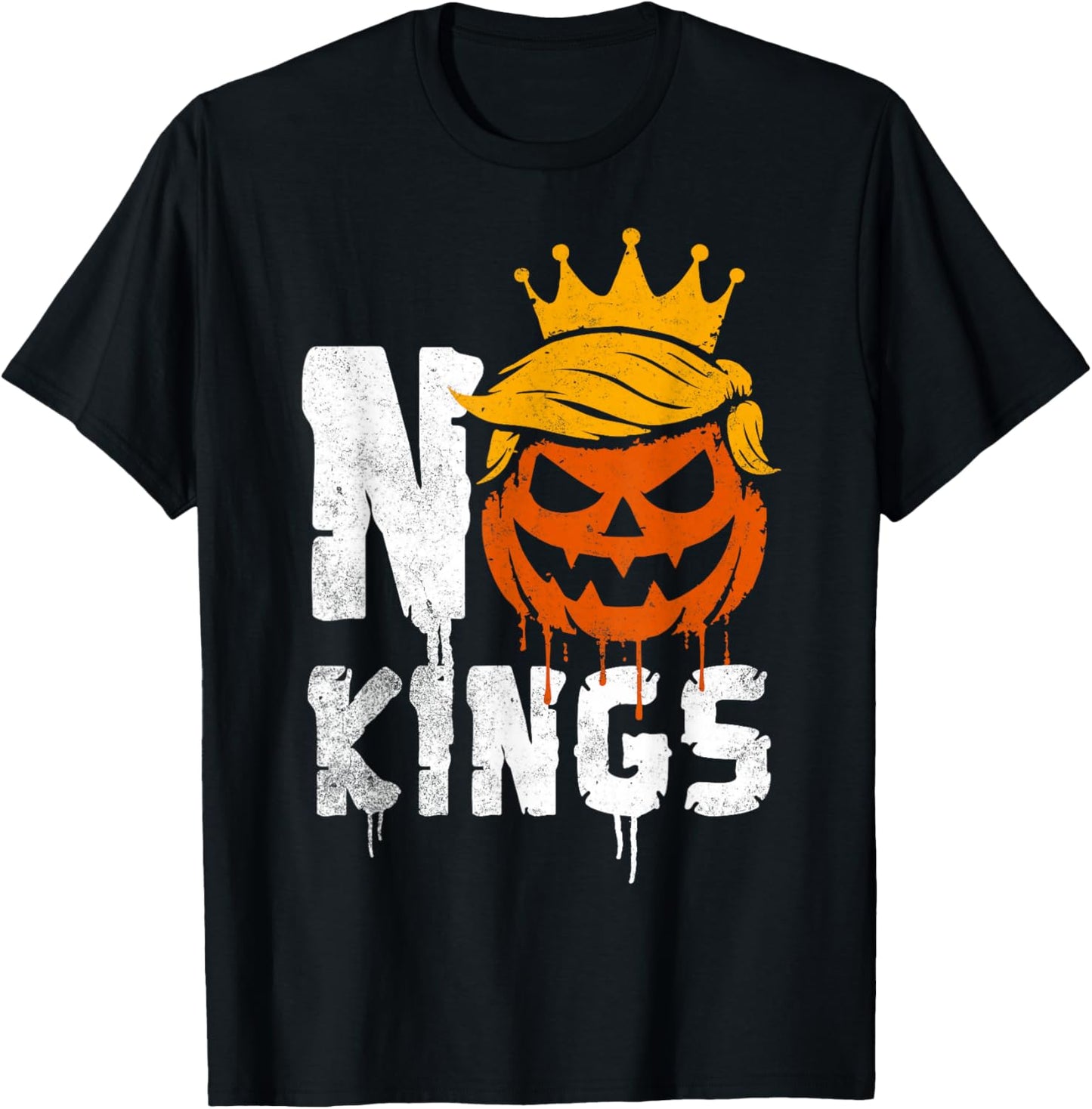 No Kings Halloween T-Shirt - T-Shirt | Black