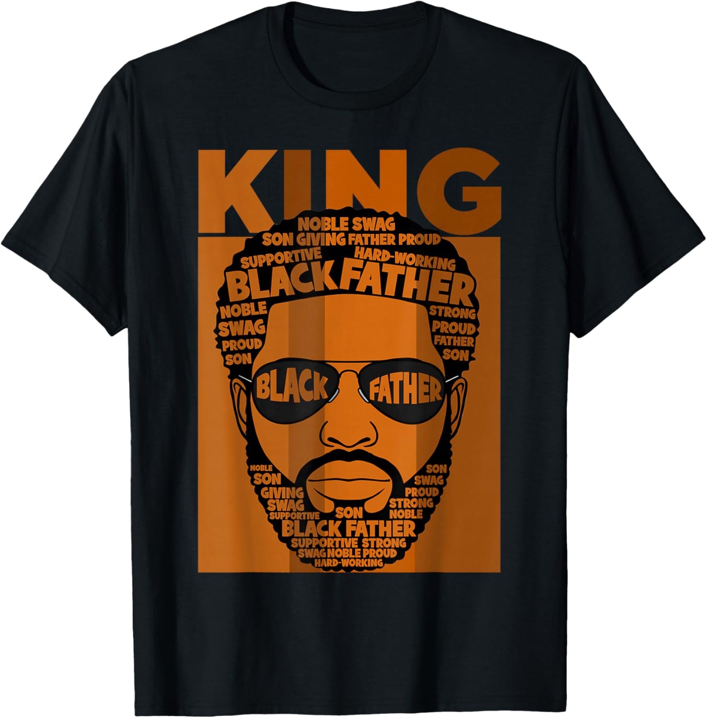 Black History King Father Melanin African American Dad Men T-Shirt - T-Shirt | Black