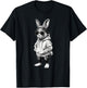 Happy Easter Rabbit Bunny Sunglasses Cap Boys Men Kids T-Shirt - T-Shirt | Black