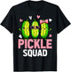 Cute Pickle Squad Funny Toddler Kids Boys Girls T-Shirt - T-Shirt | Black