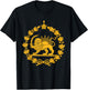 Lion and Sun Iran Persian Flag Iran Shir o Khorshid Graphic T-Shirt - T-Shirt | Black