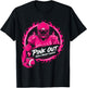 Tackle Football Breast Cancer Awareness Pink Out Boys Kids T-Shirt - T-Shirt | Black