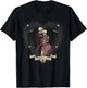 Victorian Gothic Skeleton Thorn Heart Couple Anti Valentine T-Shirt - T-Shirt | Black