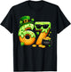 Boys St Patricks Day 6 7 Six Seven 67 Kids Girls Shamrock T-Shirt - T-Shirt | Black