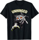 Unhinged Feral Cat Chaos Design T-Shirt - T-Shirt | Black