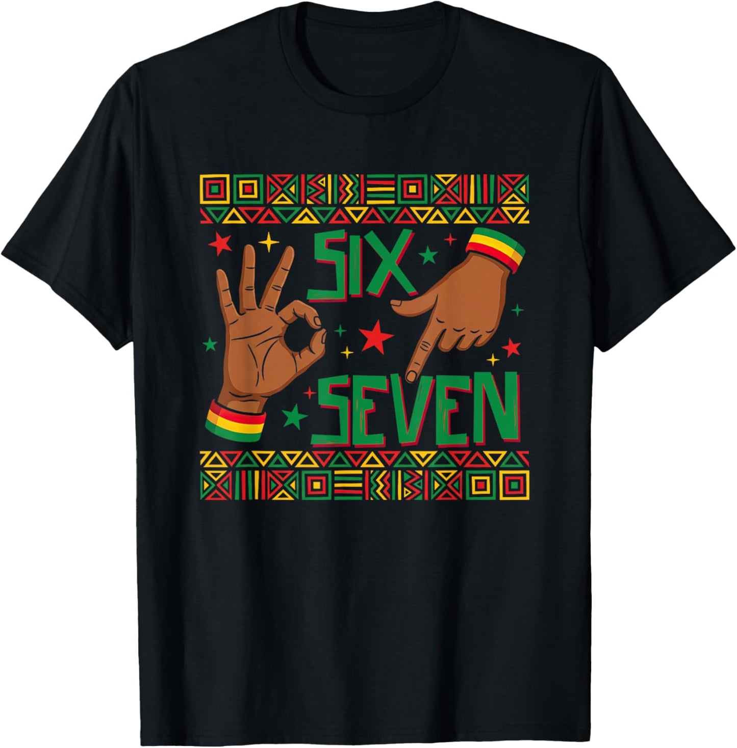 67 Black History Six Seven African American Boys Girls Kids T-Shirt - T-Shirt | Black