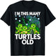 Kids 3 Year Old Boy Sea Turtles 3rd Birthday T-Shirt - T-Shirt | Black
