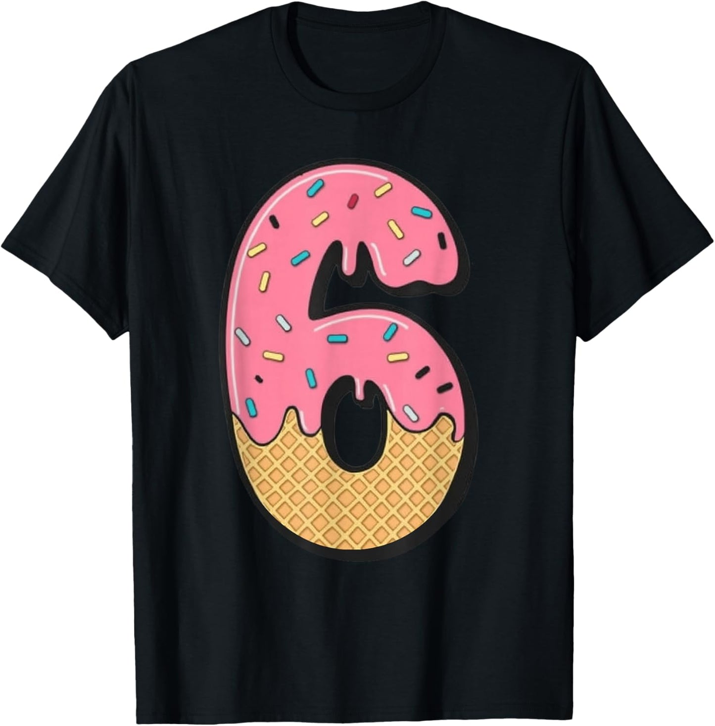 Six Seven Ice Cream 67 Fun Mason Meme Easy Halloween Costume T-Shirt - T-Shirt | Black