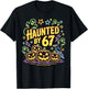 Haunted by 67 Funny Ghost and Pumpkin Halloween T-Shirt - T-Shirt | Black