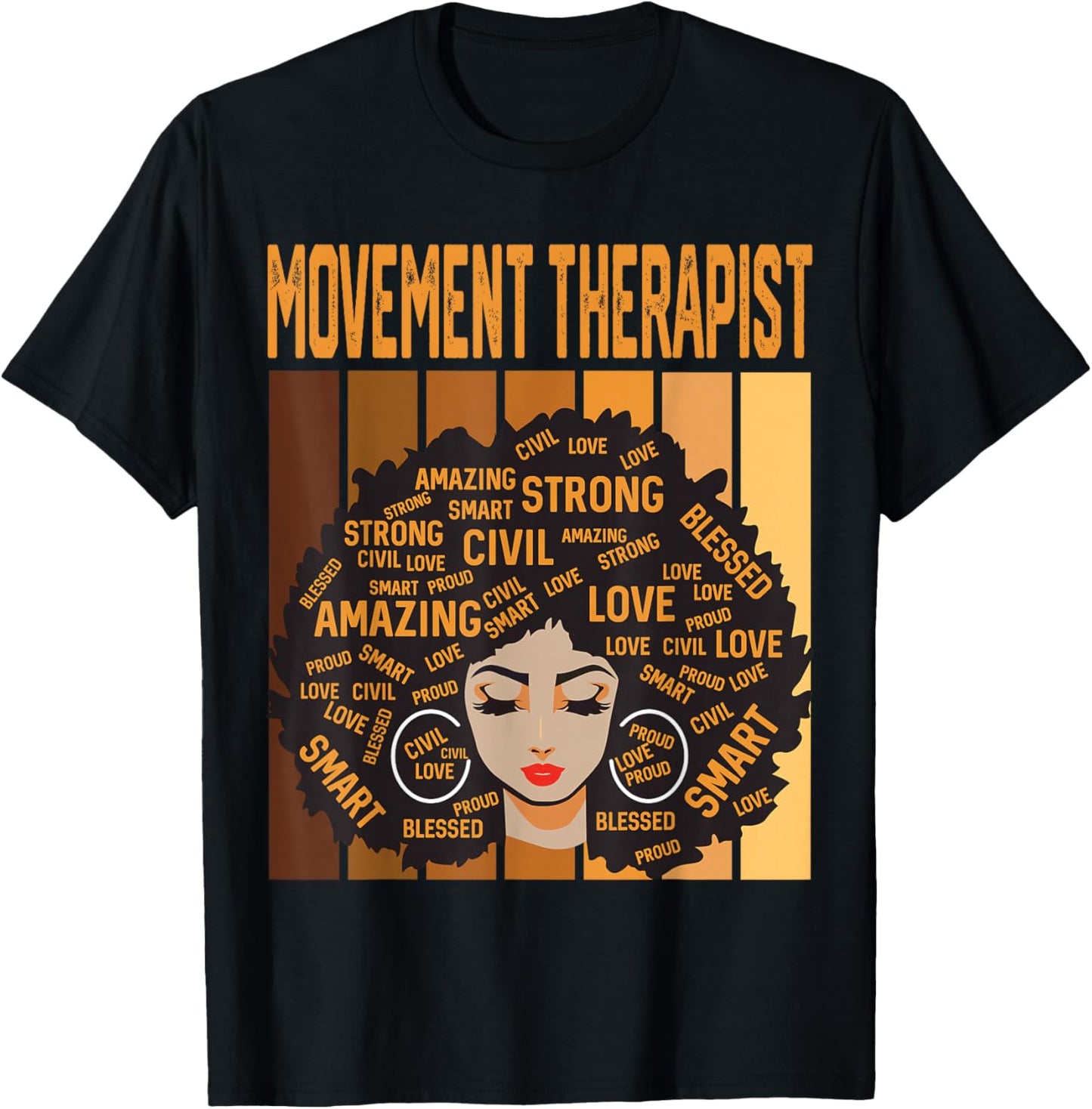 Movement Therapist Powerful Black History Month Black Pride T-Shirt - T-Shirt | Black