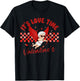 It's Love Time' Cute Cupid Valentine, for Valentine Day Fun T-Shirt - T-Shirt | Black