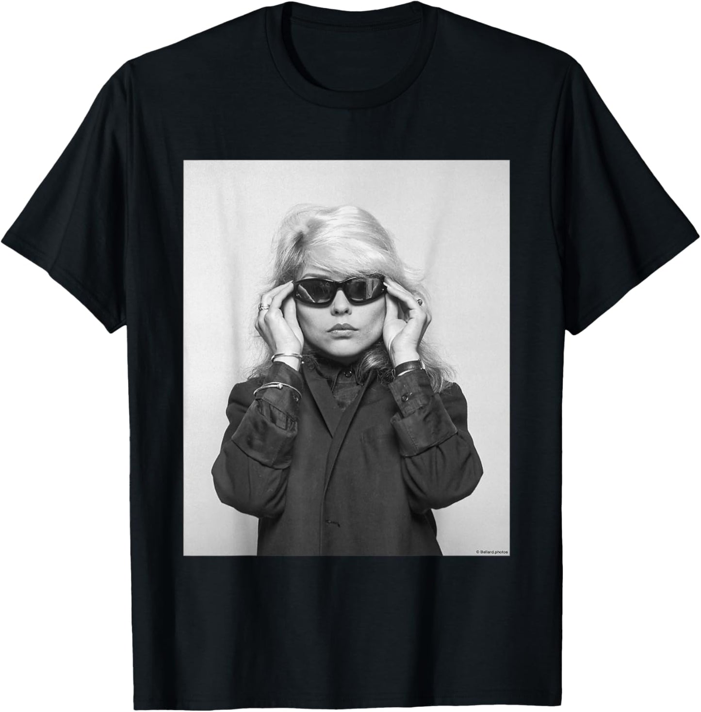 Blondie Debbie Harry New Wave Pop Singer by Allan Ballard T-Shirt - T-Shirt | Black