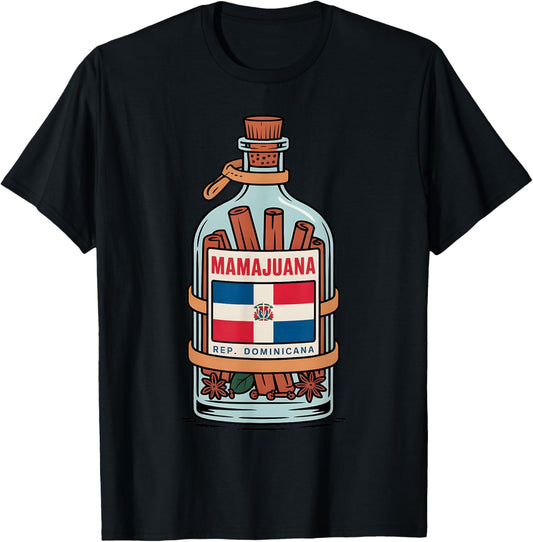Dominican Republic Mamajuana Drink Culinary Dominicano T-Shirt - T-Shirt | Black